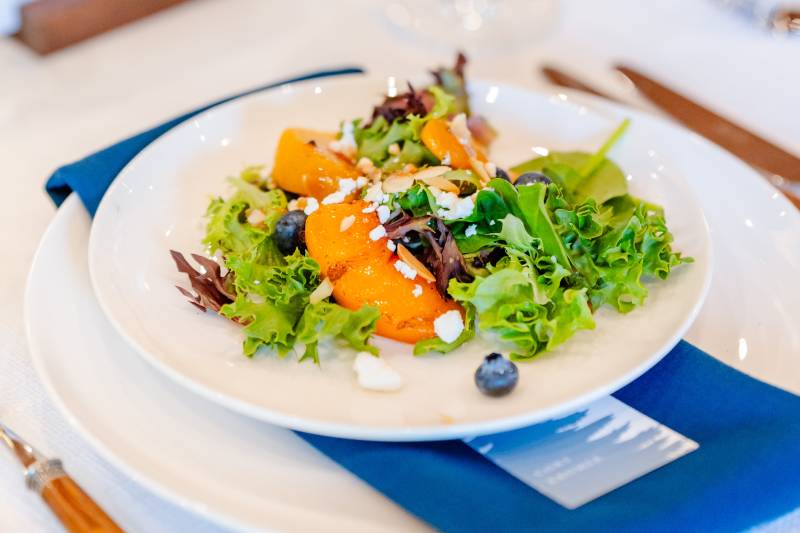 Artisanal culinary preparation by Serendipity Catering